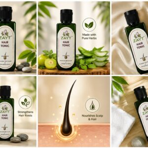 ZAYT Hair Oil Natural Root-to-Tip Strengthening & Growth Formula